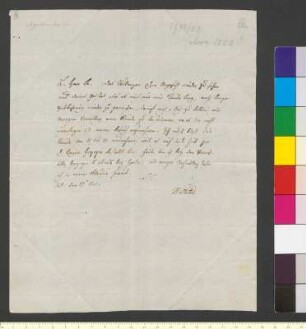Brief von Wieland, Christoph Martin an Goethe, Johann Wolfgang von