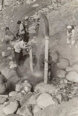 Korea, warme Quelle, Ompo bei Zungol