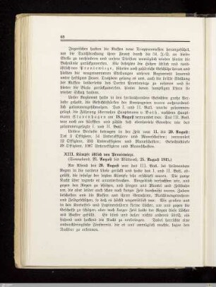 XIII. Kämpfe östlich von Proniewicze