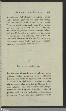 9. Lais an Aristipp