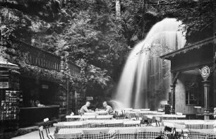 Sächsische Schweiz, Amselfall b. Rathen : Sächsische Schweiz. Amselfall bei Rathen