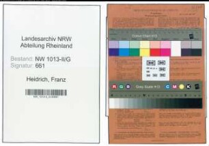 Entnazifizierung Franz Heidrich , geb. 30.04.1896 (Franz)
