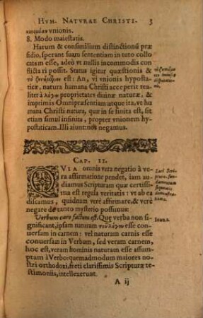 De Veritate Hvmanae Natvrae Iesv Christi : Theologica Et Scholastica disputatio