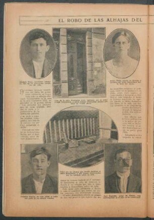 El robo de las alhajas del señor José Zimmelman