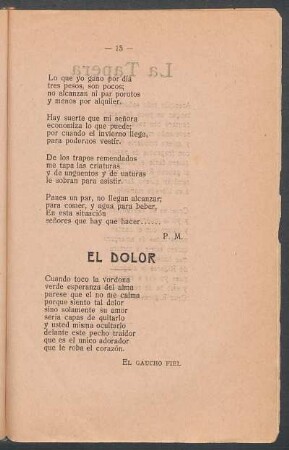 El dolor