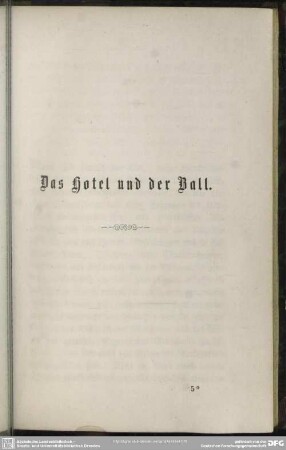 Das Hotel und der Ball
