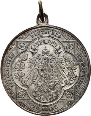 Medaille auf das XI. Deutsche Bundesschießen in Mainz 1894 - Medaille