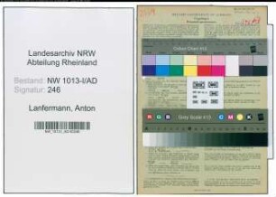 Entnazifizierung Anton Lanfermann , geb. 15.11.1906 (Malermeister)