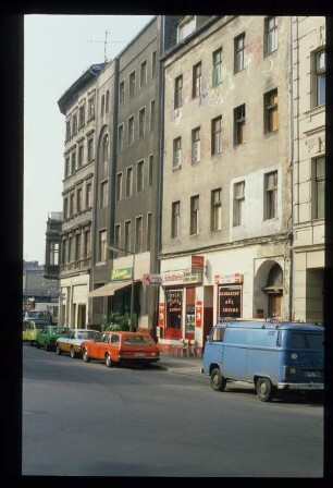Diapositive: Oranienstr. 192, Heinrichplatz, 1984
