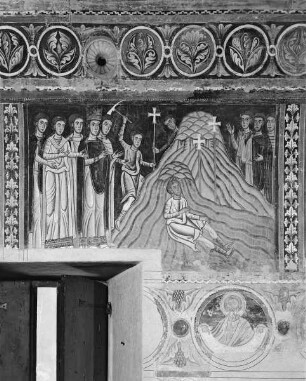 Silvesterlegende — Kreuzauffindung im Beisein von Konstantin und Helena