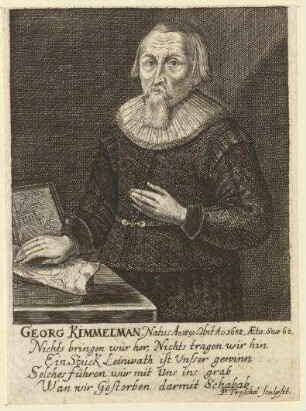 Georg Kimmelmann (Kümmelmann); geb. 1590; gest. 1652
