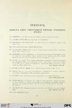 Textilien (Nr. 640-677)