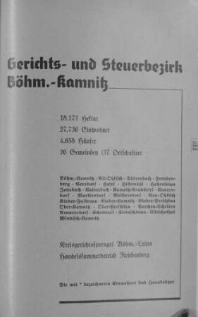 Gerichts- und Steuerbezirk Böhm.-Kamnitz