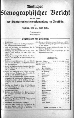 27. Juni 1919