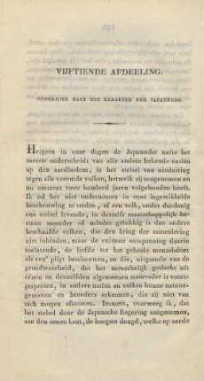 Vijtiende afdeeling. Onderzoek naar het karakter der Japanners