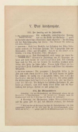 V. Das Kirchenjahr