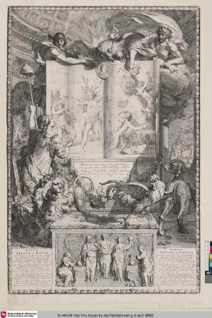 [Allegorische Darstellung auf den Ruhms Wilhelm III. von Oranien; Allegories on the glory of William III, Prince of Orange]