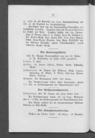 Die Sonntagsschule.