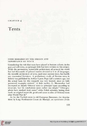 Chapter 4: Tents