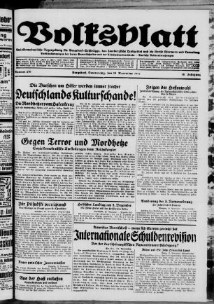 Bergedorf-Sander Volksblatt : amtliches Organ : sozialdemokratische Zeitung für das hamburgische Landgebiet und die Kreise Lauenburg und Stormarn