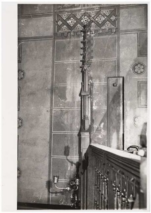 Thomaskirche, Leipzig Bachgruft: Detail Wand