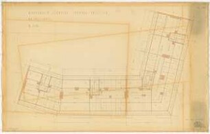 Wohnhausbebauung Eiswerderufer Ecke Triftstraße für Lindecke, Berlin-Spandau: Grundriss Dachgeschoss 1:50
