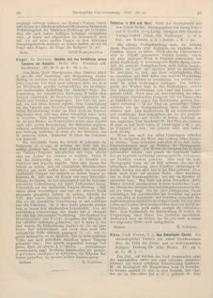 468-467 [Rezension] Ebers, Georg, Palästina in Bild und Wort. Nebst der Sinaihalbinsel und dem Lande Gosen. 1 - 3. Liefrg