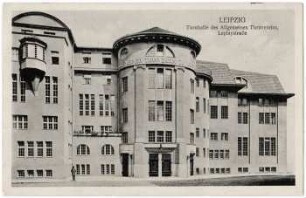 Leipzig. Turnhalle des Allgemeinen Turnvereins, Leplaystraße