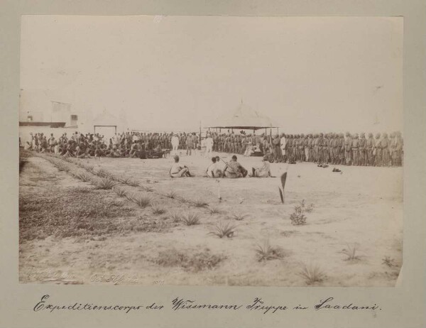 Expeditionary body of the Wissmann troop in Saadani