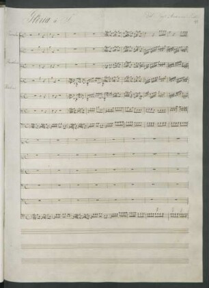 Gloria; V (14), orch, bc; G-Dur