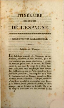 Itinéraire descriptif de l'Espagne, 6,1