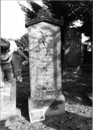 Grabstein 235 (Index: 100087334) Maße HxBxT: 187x64x32 cm: Grabstein 235