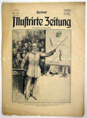 Wochenzeitschrift "Berliner Illustrirte Zeitung" u.a. zur Kolonialpolitik und zur Räterepublik in Ungarn