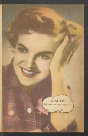 Hilda Rey (del elenco del teatro Patagonia) - [Fotografía]