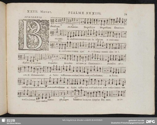 XXIII. Benedicam Dominum in omni tempore