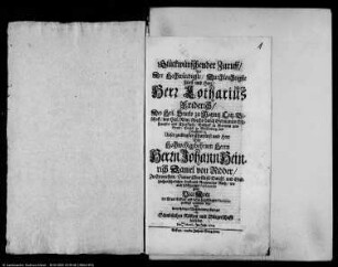 Ernennung, Einzug und Tod kurfürstlicher Statthalter in Erfurt