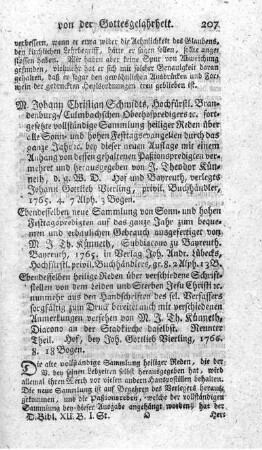 Fortgesetzte vollständige Sammlung heiliger Reden über alle Sonn- und hohen Festtagsevangelia.