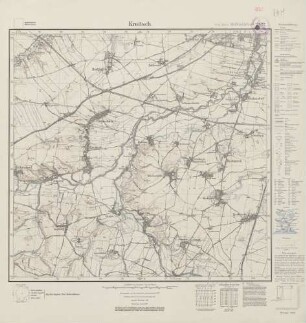 4862 (alte Nr.: 2822) Kroitsch, Meßtischblatt (4cm - Karte)