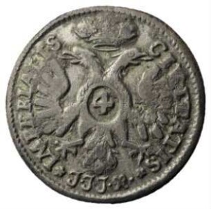 Fundmünze, 4 Schilling, 1729