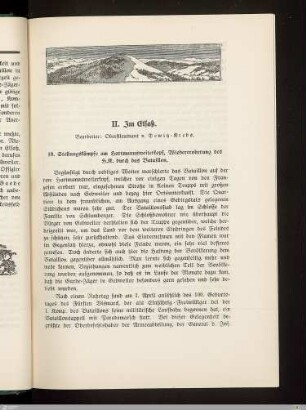 II. Im Elsaß