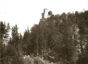 Hermsdorf unterm Kynast (heute Sobieszów /Polen). Ruine der Burg Kynast
