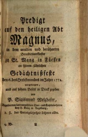 Sammlung auserlesener Kanzelreden über die vornehmsten Gegenstände in der Kirche, 9. 1780