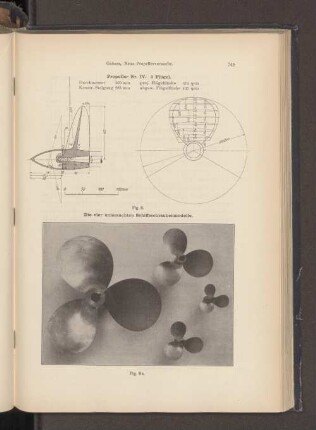 Propeller Nr. IV. 3 Flügel.