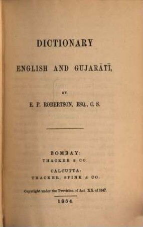 Dictionary english and gujarātī