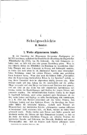 Schulgeschichte