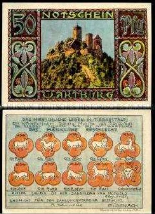 Eisenach, Notgeldserie , 50 Pfennig