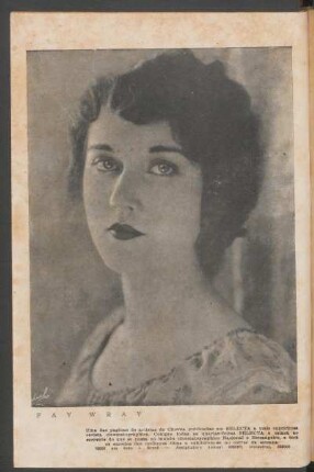 [Ilustração de] Fay Wray