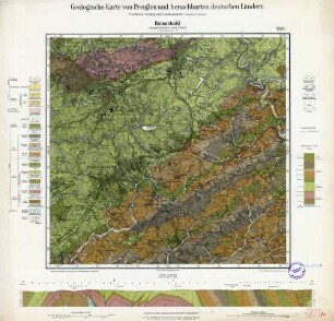 2782 [4809] Remscheid, Geologische Karte von Preußen und benachbarten deutschen Ländern