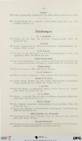 Zeichnungen (Nr. 777-809)