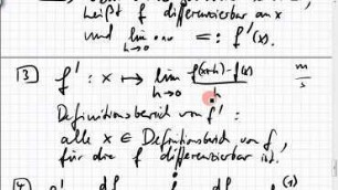 20.01 Ableitung, Tangente, Sekantensteigung